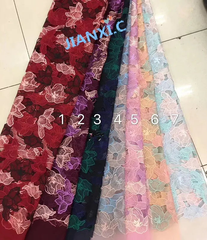 Модная Цветочная нигерийская кружевная ткань для свадебного платья|nigerian lace|nigerian