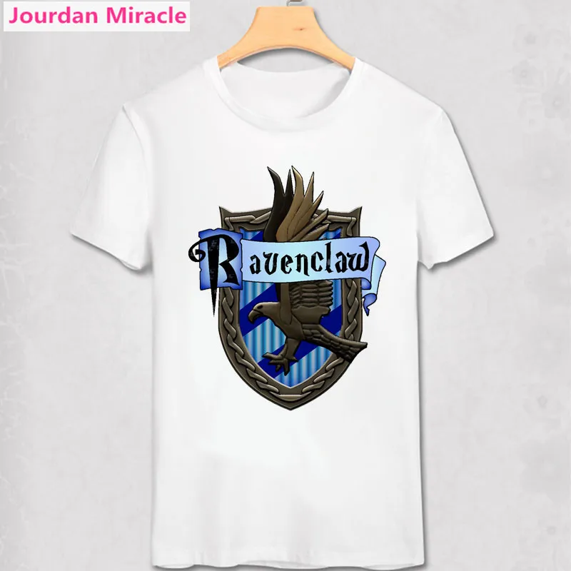 Футболка с логотипом HOGWART для школы футболка эмблемой Hogwarts Gryffindor ravencaw Hufflepuff Slytherin