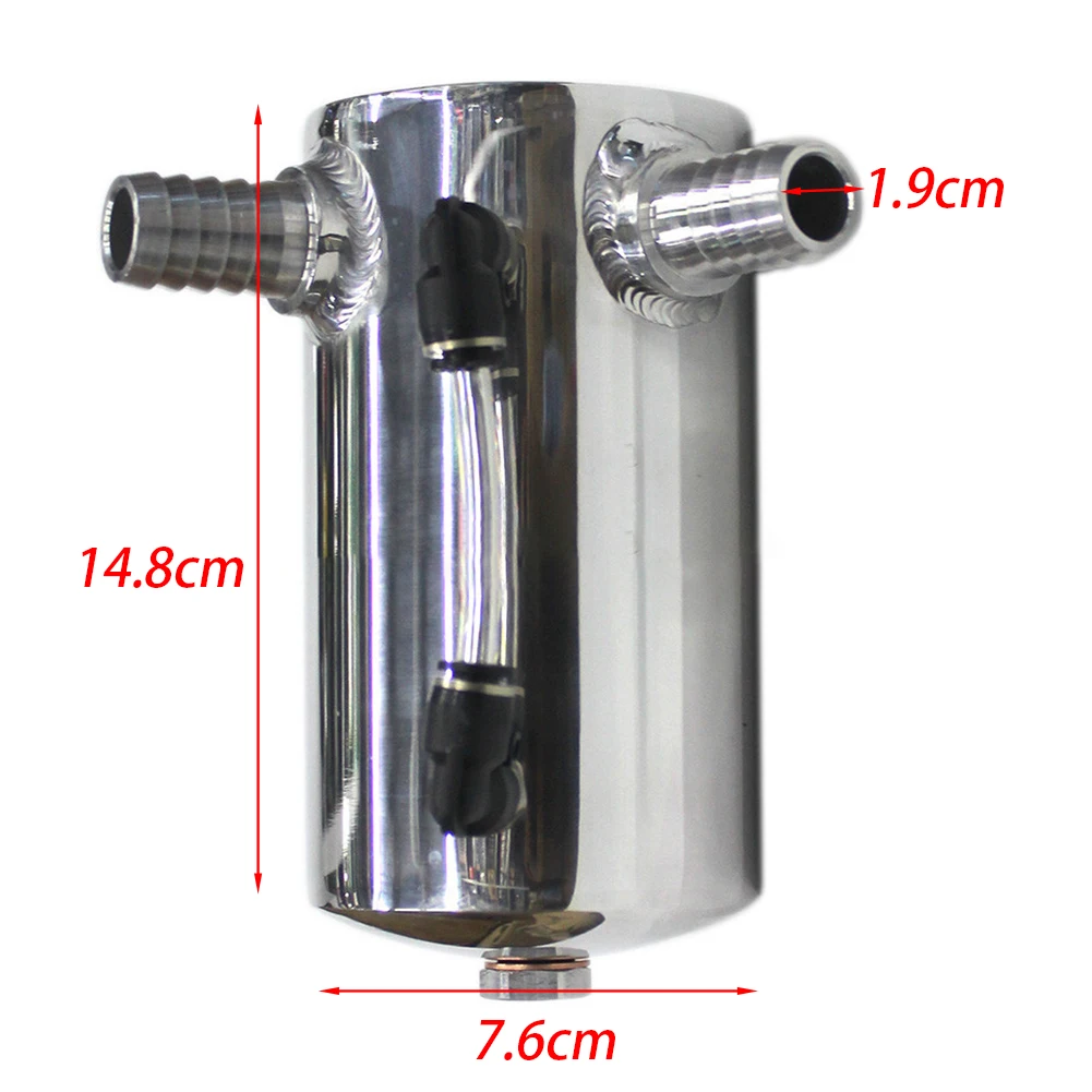 Modification Faster Tool Aluminum Alloy Pot Disassembly Free Tank 500ml Breather Oil Catch Can Reservoir Car Universal Filter | Автомобили