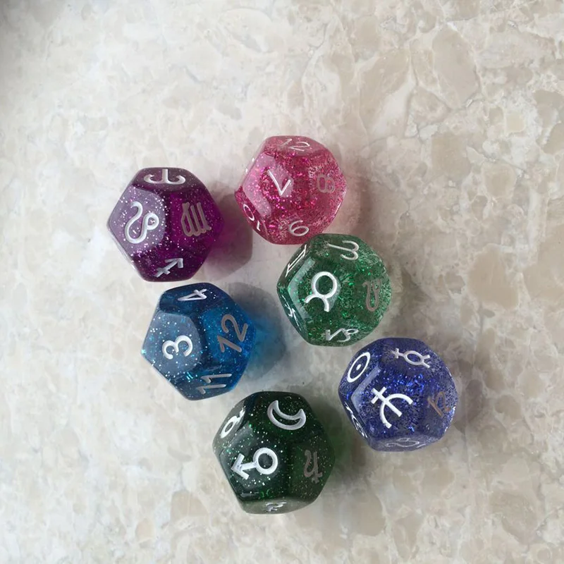 6 шт кубик Таро для Аксессуары настольной игры Divination | Спорт и развлечения