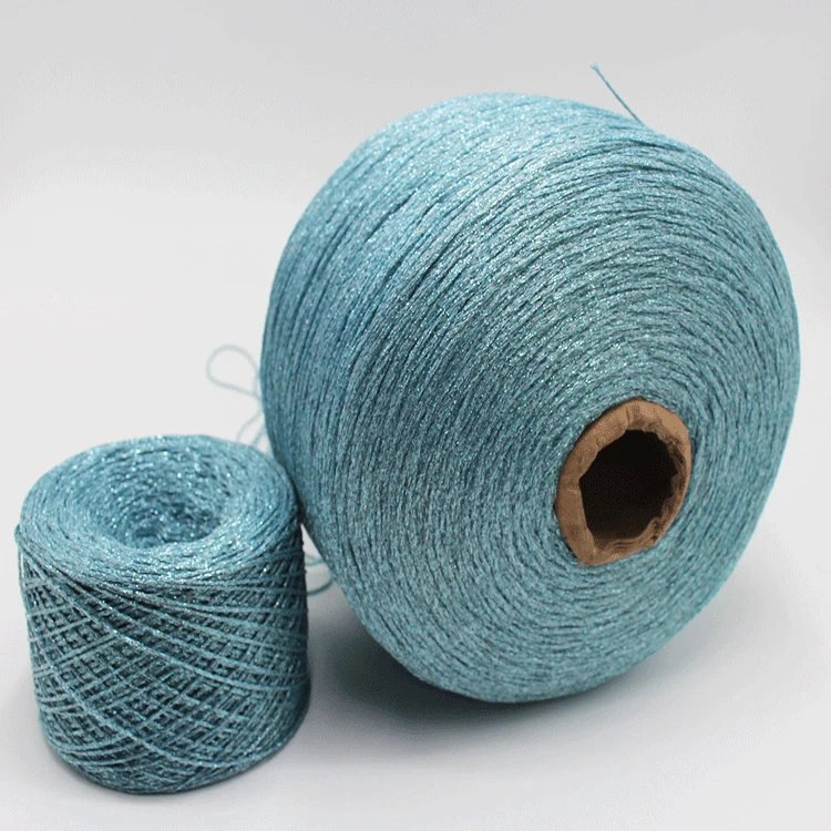Шелковый хлопок+ золотые и Silver Silk вязание крючком пряжи вязать резьбой 200г / серия швейная для шерсти вязать моды лентой