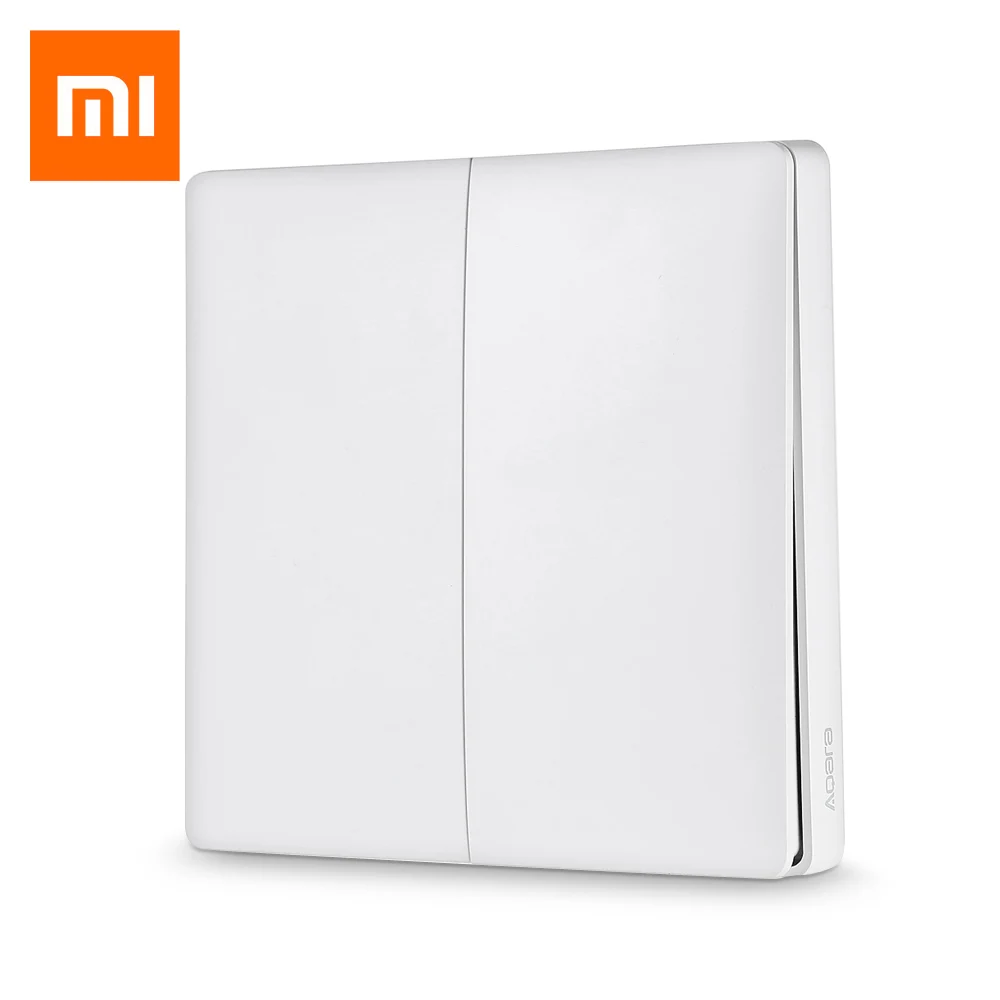 Xiaomi Aqara Smart Light control Fire Wire и Zero Line двойной ключ Версия выключатель света Умный дом|home