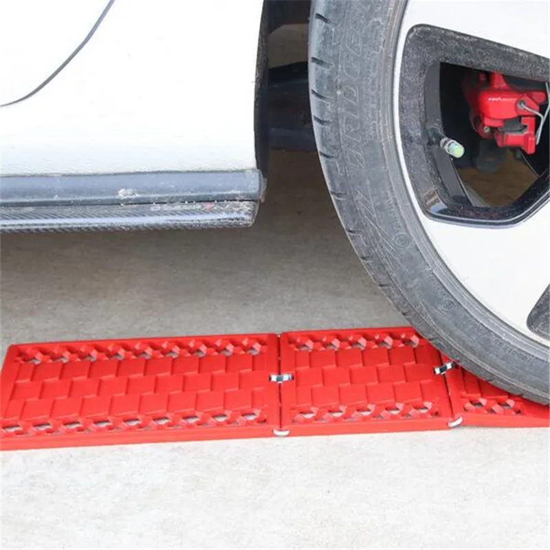 2 шт./лот Складная ручка для шин гусеницы снега грязи песка побега ковриков цепей