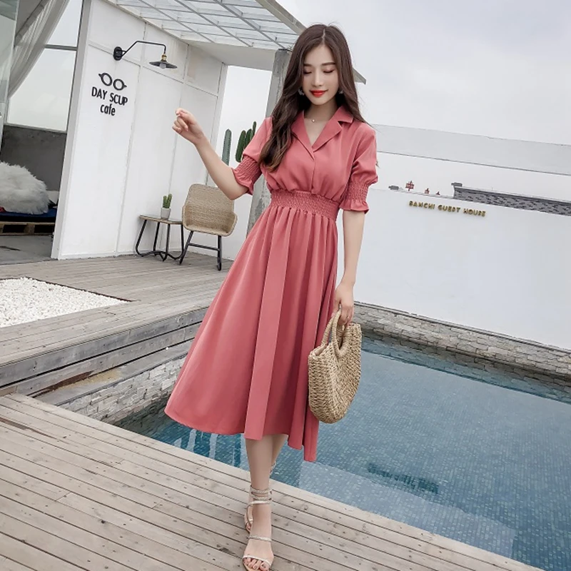 Женское длинное шифоновое платье элегантное праздничное пляжное с v образным