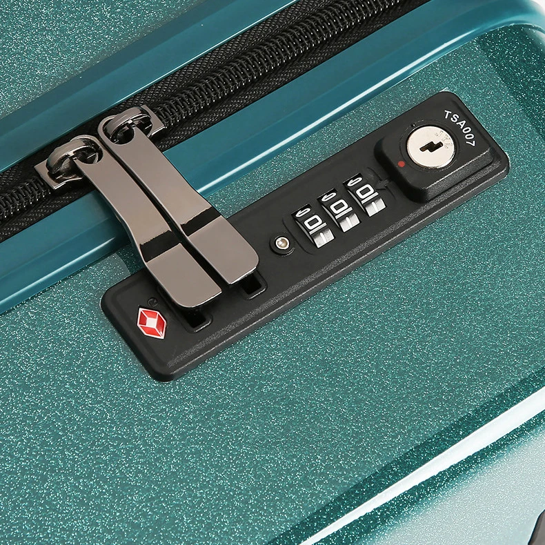 KAWEIDA 20 '✤'' сверкающий чемодан для багажа вертушка PC Тележка Valise TSA lock Koffer