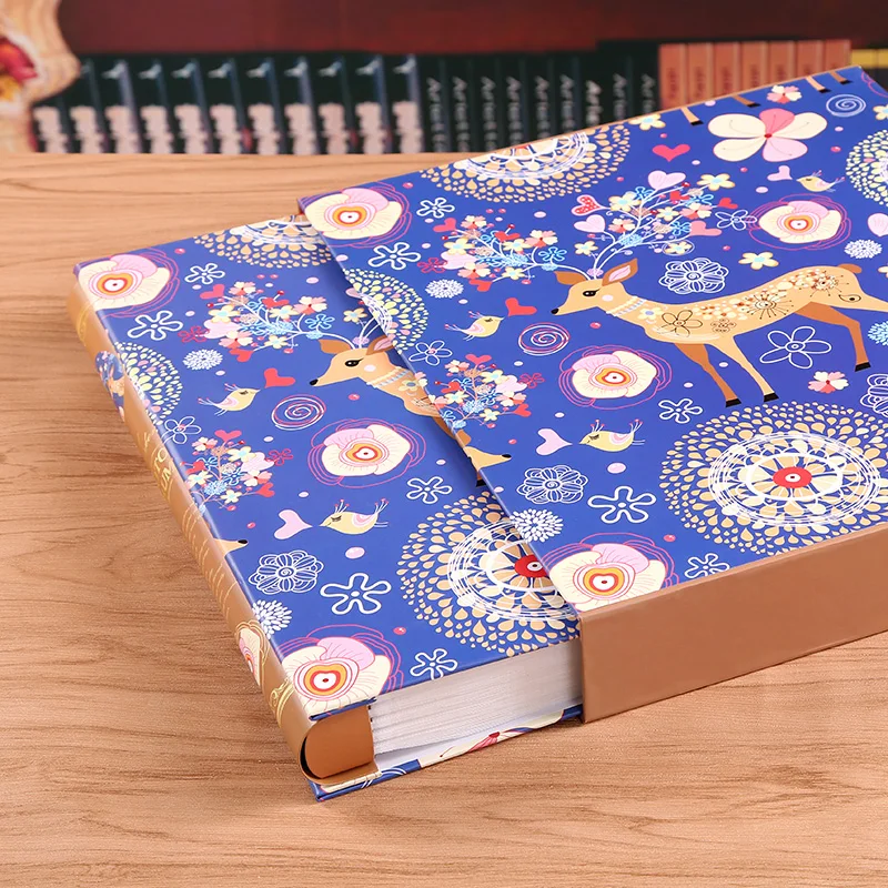 400 карманов Interleaf большой емкости фотоальбом Свадьба Дети с рисунками из