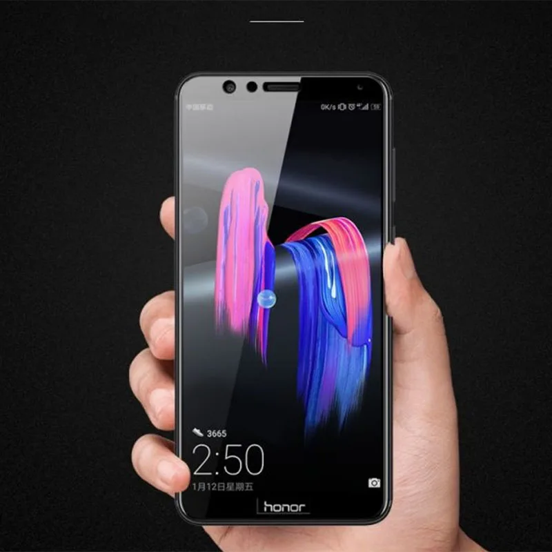 Чехол для Huawei Y3 Y5 Y6 Y7 Prime Y9 2018 2017 2019 полное покрытие закаленное стекло телефона Y 3 5 6