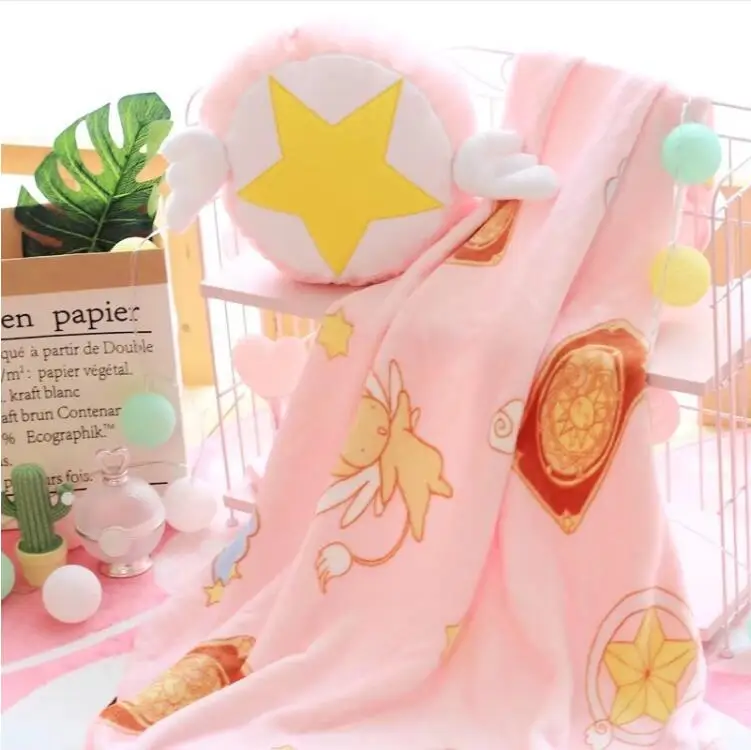Аниме карточка captor cardcaptor KINOMOTO sakura Кондиционер Одеяло Подушка костюм косплей