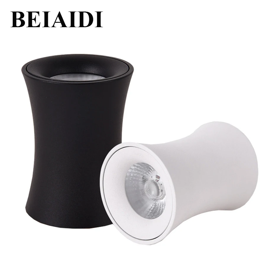 

BEIAIDI Modern 10W 15W Surface Mounted Led Downlight Background Foyer Ceiling Spotlight Shop Store Exhibition Ceiling Lamp