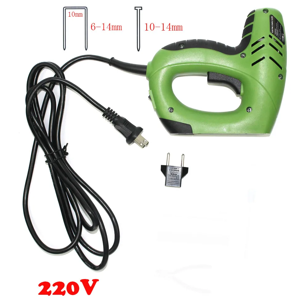

F15 U Staple 2 In 1 Framing Tacker Electric Nails Staple Gun 220V Electric Power Tools Electric Stapler Gun With 600pcs Nails