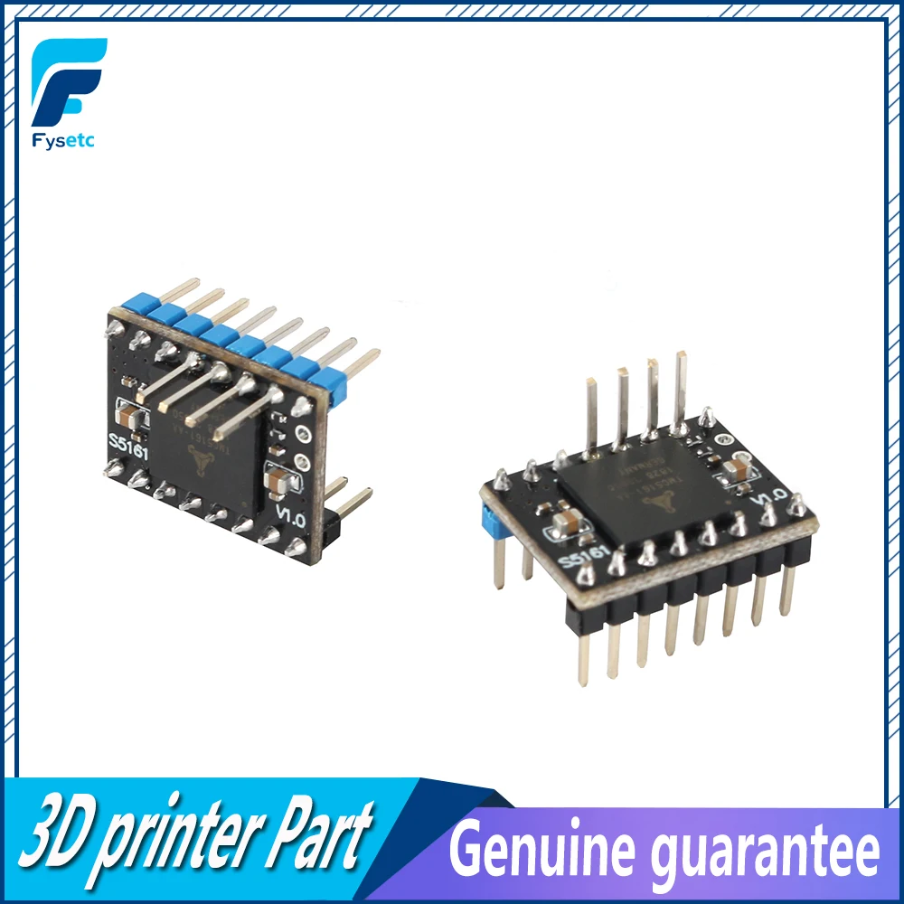 5 шт. TMC5161 V1.0 SPI Высокая мощность 3.5A бесшумный драйвер Stepstick Драйвер шагового