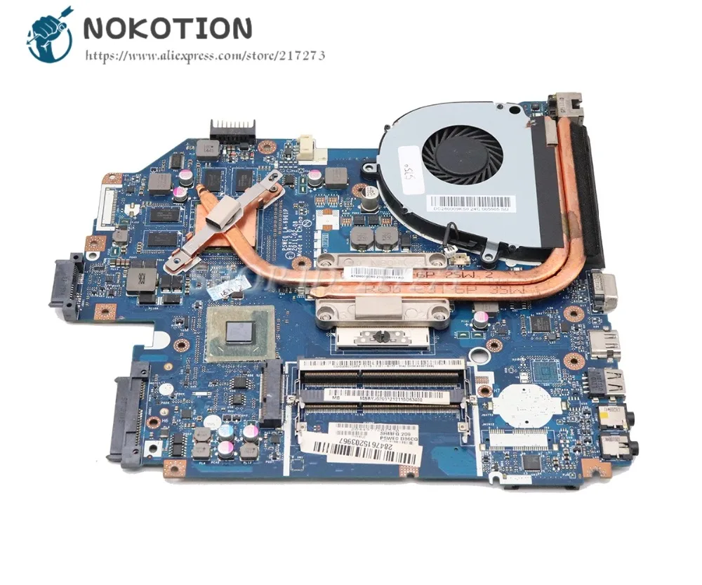 NOKOTION DC280009KS0 AT0HI00B0R0 для ноутбука Acer aspire 5750 5750G процессор GPU радиатор охлаждения с