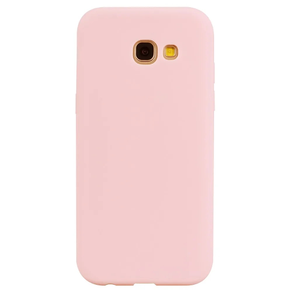 Мягкий чехол для samsung Galaxy S9 S8 плюс S7 S6 край J3 J5 J7 A3 A5 A7 Note 8 чехол Крышка Карамельный цвет силиконовый чехол для телефона