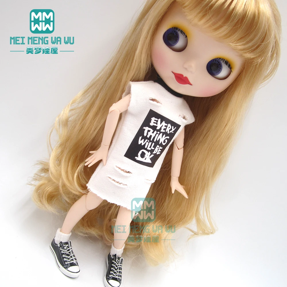 1 шт Blyth Кукла одежда мода письмо свитер носки для Azone 1/6 Аксессуары куклы|Куклы| |