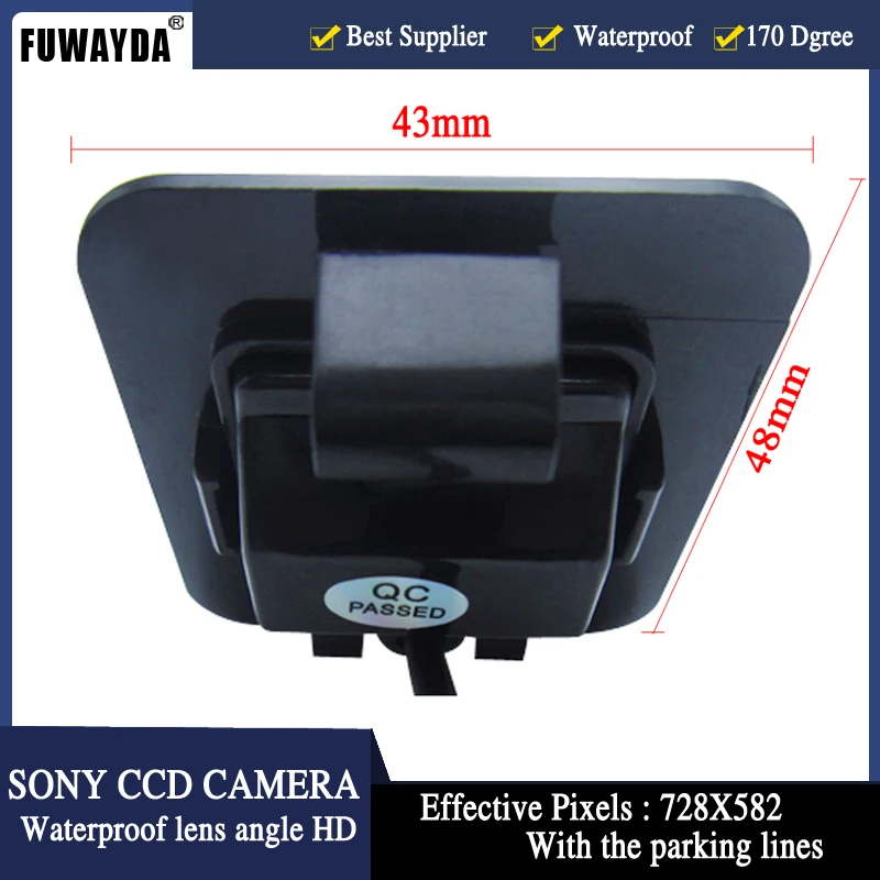 Беспроводная Автомобильная камера заднего вида FUWAYDA HD CCD для парковки с DVD