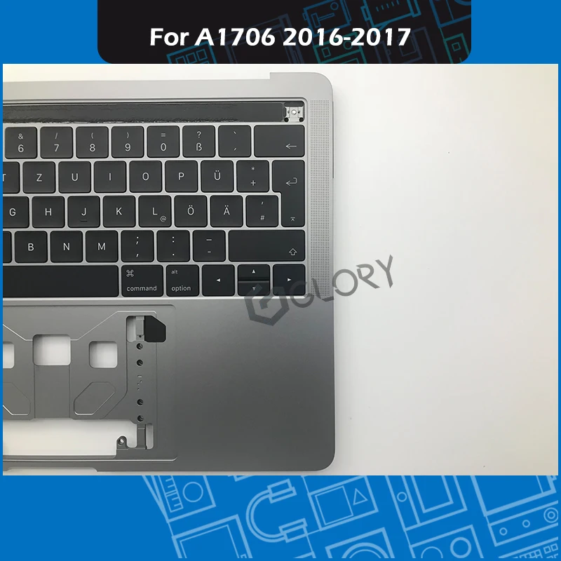 Ноутбук A1706 верхний корпус с немецкой клавиатурой для MacBook Pro 13 дюймов Retina Touch Bar Space