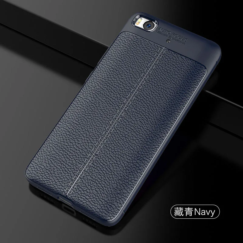 Navy Blue Для Xiaomi mi 5S чехол 5,15 дюймов роскошный противоударный мягкий кожаный из ТПУ чехол для телефона s для Xiaomi mi 5S Prime mi 5S чехол для телефона - Цвет: Navy Blue