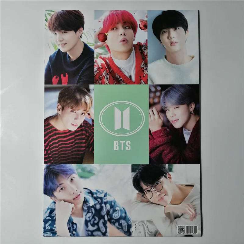 8*(42x29 см) Новые Bangtan Плакаты для мальчиков наклейки на стену подарок KPOP