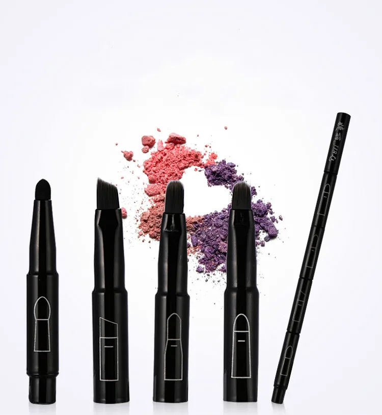 Макияж кисти макияж тени для век кисть 4 в 1 смешивание высокое качество бровей