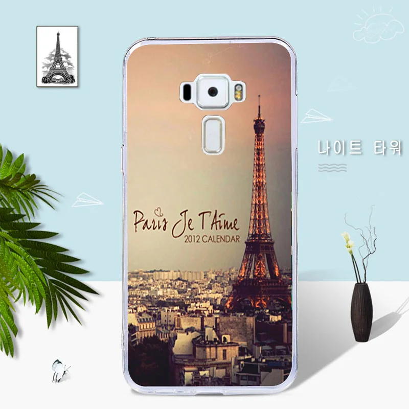 Для Asus ZenFone 3 ZE552KL Дело картина ТПУ Мягкая задняя крышка для Z012D Zenfone ZE ZE552 552 552KL KL
