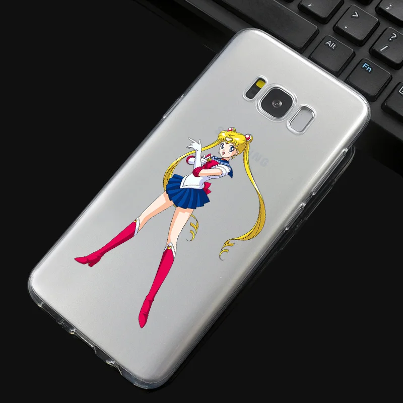 DREAMFOX L545 Сейлор Мун Мягкий ТПУ силиконовый чехол для samsung Galaxy Note S 7 8 9 10 11 10E 11E Lite Edge