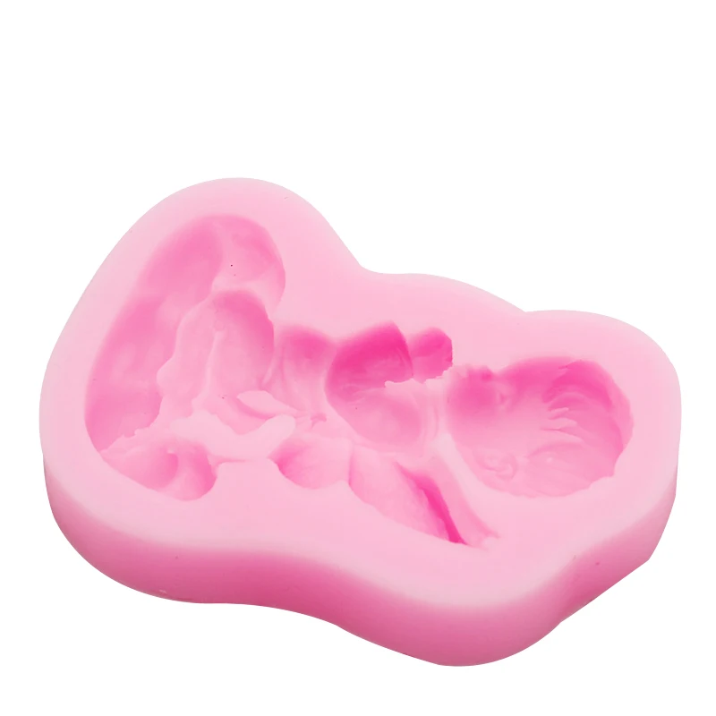 Ledifly горячая Распродажа 3D силиконовая помадка для украшения торта конфета