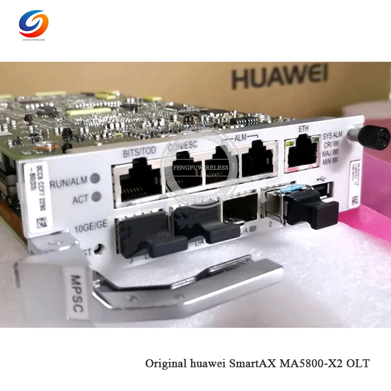 Лучшая цена HW SmartAX MA5800-X2 10GE FTTH GPON OLT 40 Гбит/с-емкость с 1* MPSC+ 1* PISC DC мощность
