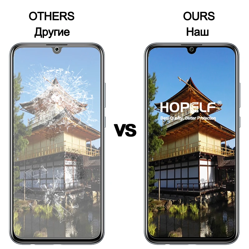 Hopelf закаленное стекло для huawei P Smart экран протектор 9 H 2.5D телефон защитное стекло для huawei P умное стекло