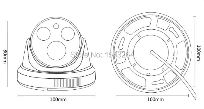 1080 P POE IP Камера 2mp 1920*1080 securiyfull-HD купол ИК-сети поддержка PoE коммутатор 48 В или DC 12