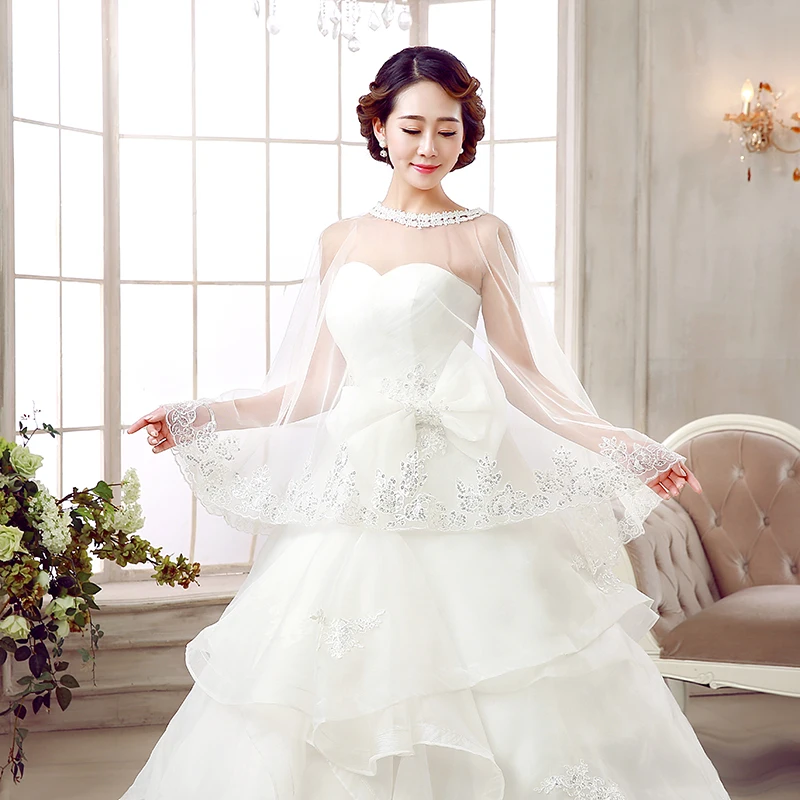 Vestido de boda de tul con escote de Organza y mariposa, elegante, envío gratuito