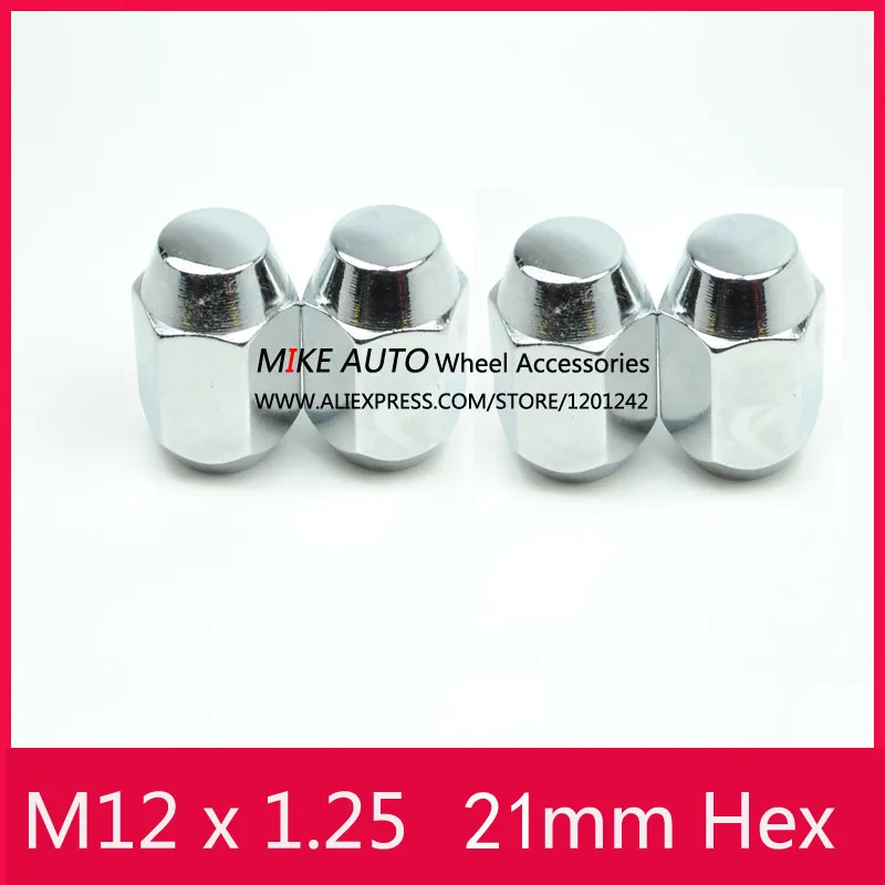 4 шт./компл. m12x1 25 железная гайка удлиненная Шестигранная hex21 36 для колеса Nissan Greatwall