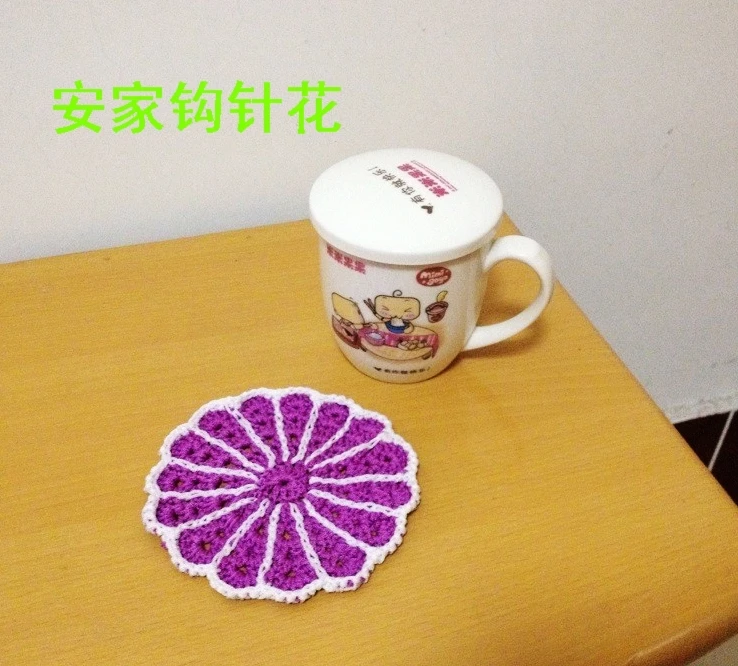 Новое поступление 2015 6 шт./партия модные Хлопковые вязаные кружевные салфетки для