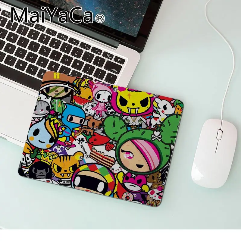 No Lock Edge18x22cm Maiya высокое качество Япония Tokidoki высокоскоростной коврик для мыши Гладкий блокнот для письма настольные компьютеры мат игровой коврик для мыши - Цвет: No Lock Edge18x22cm