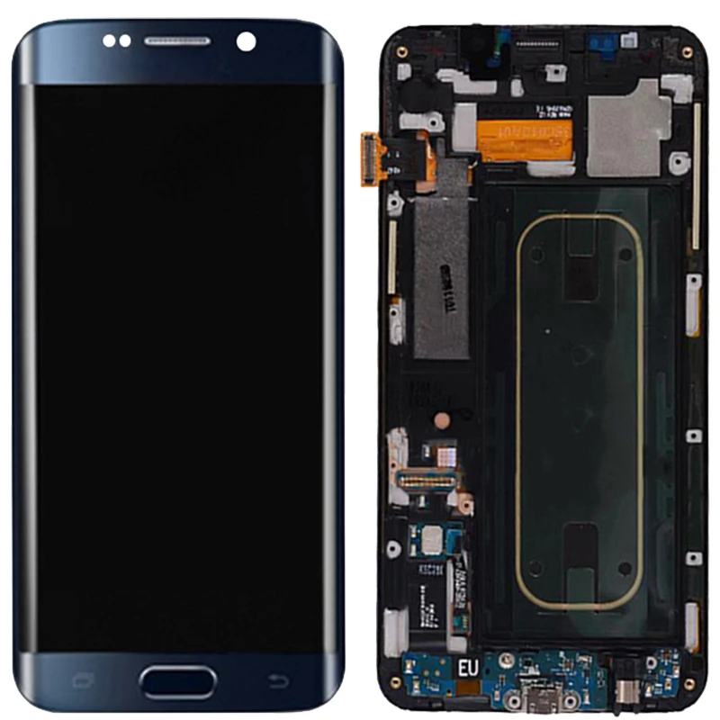 Оригинальный G928F ЖК-дисплей для samsung Galaxy S6 Edge Plus ЖК-экран рамка сенсорная панель