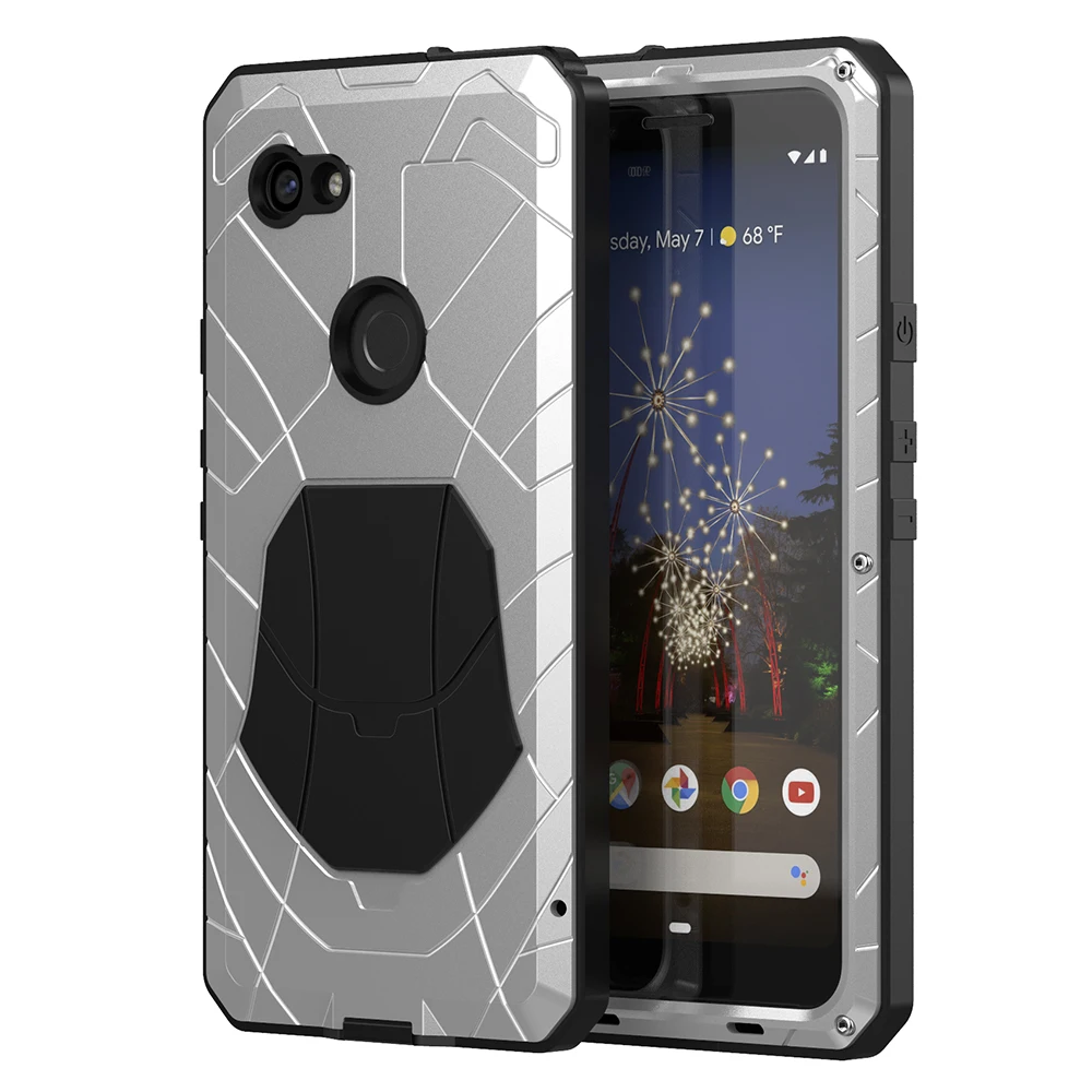 Для Google Pixel 3A 3A XL чехол жесткий алюминиевый металлический Закаленное стекло Защитная крышка для Google Pixel 4 4XL защитный чехол