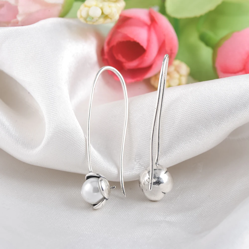 LZESHINE Lxury Jewelry Новинка весны коллекция 925 стерлингового серебра с жемчугом длинные