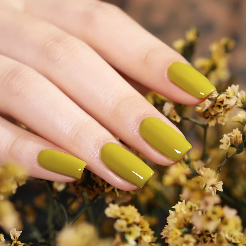 Гель-лак для ногтей BORN PRETTY серии оливково-зеленого цвета 6 мл натуральный полимер