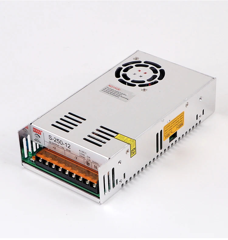 Импульсный supplyS-250-12 питания 12 v20a СВЕТОДИОДНЫЙ монитор с аксессуарами трансформатор