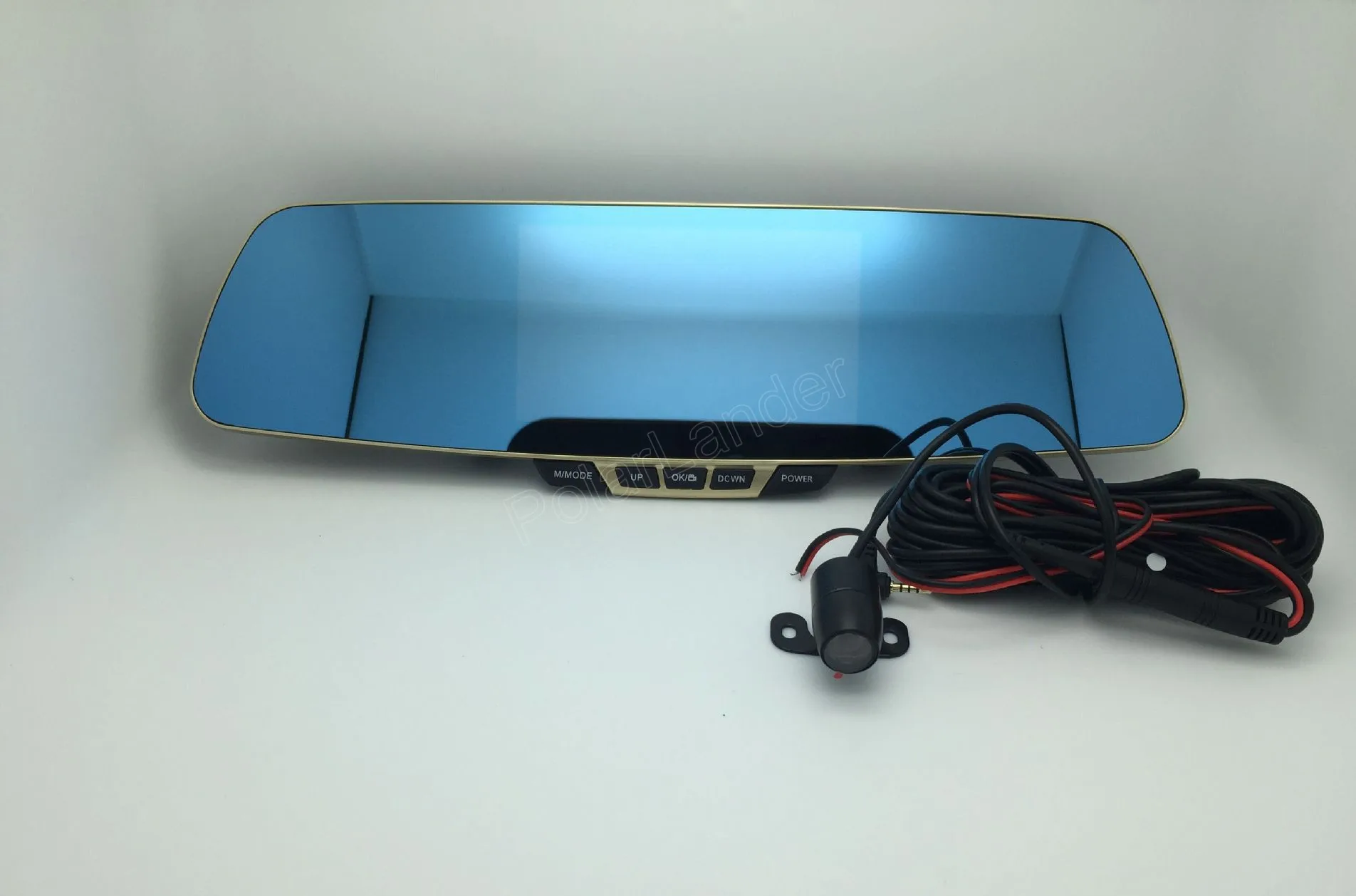 5 дюймов двойной объектив зеркало заднего вида Автомобильный рекордер DVR 1080P HD