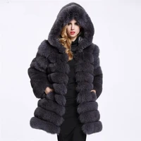 zadorin 2021 winter luxury faux mink fur coat hooded women thick warm fluffy faux fur jacket ladies coats black pink fur pele