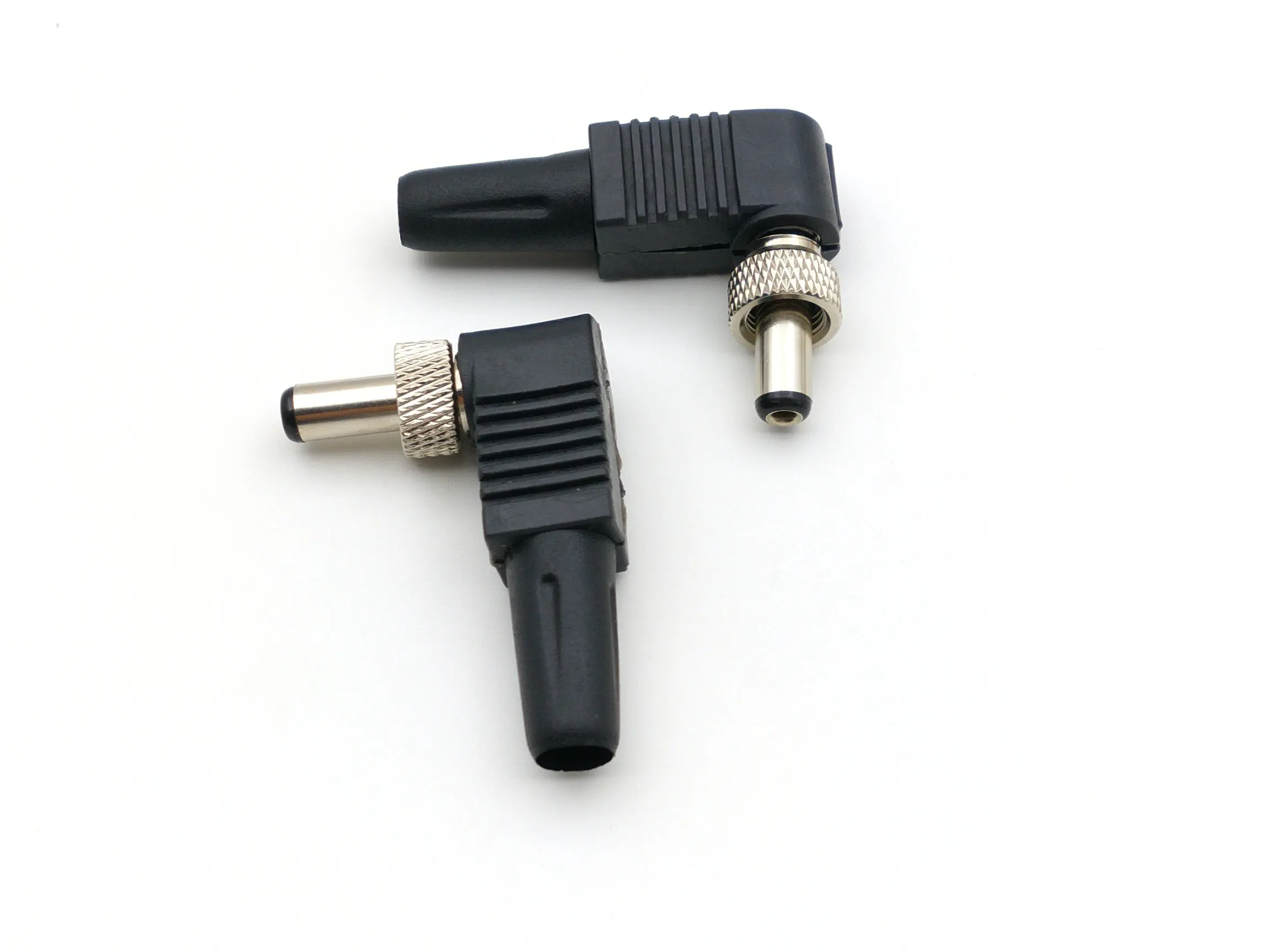 20шт запираемый 5 мм x 2 DC мощность правый угол штепсельная вилка панель монтажный