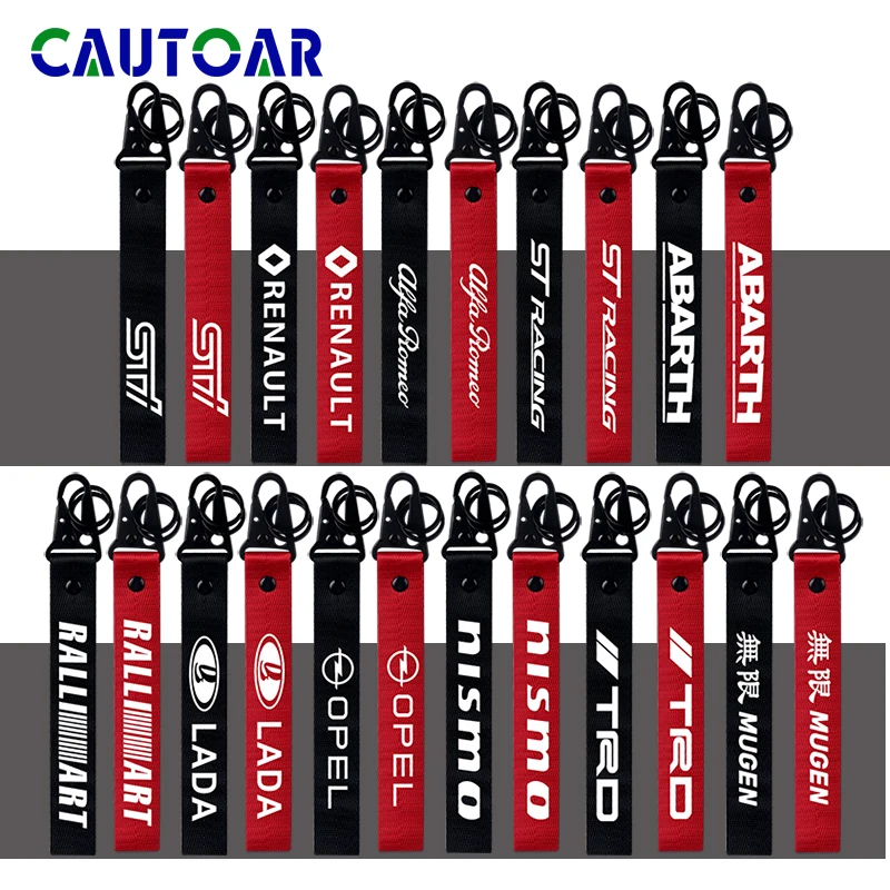 Нейлоновый автомобильный брелок для ключей Subaru Renault Для Opel Honda Toyota Alfa Romeo ABARTH Nissan