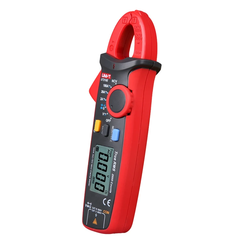 UNI-T UNI T UT210E True RMS мини Цифровые токовые клещи AC/DC напряжение Авто Диапазон VFC емкость Бесконтактный мультиметр
