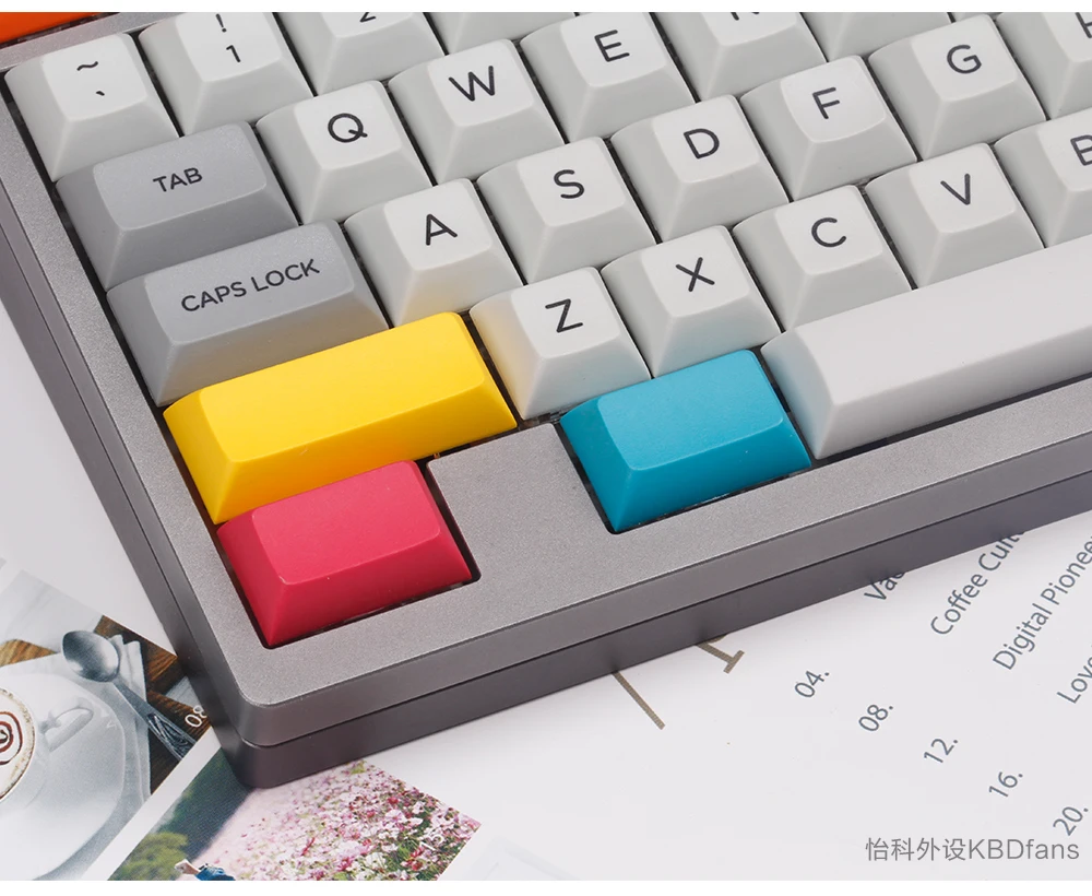 Pbt dsa keycap dye subкровать красочные брелки модификатор для diy игровая механическая клавиатура Вишневый переключатель