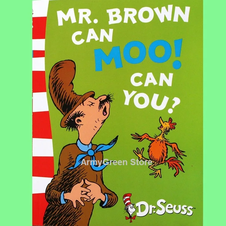 Серия Dr. Seuss, интересный сюжет, детская картина, английские книги, детский фестиваль, подарок, 20 книг на выбор