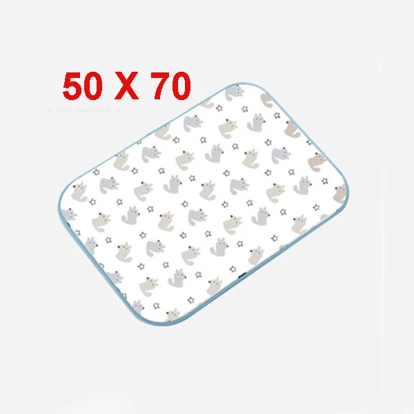 D 50x70 Портативный складной моющийся подгузник для новорожденных, пеленальный коврик для ухода за ребенком, пеленальный коврик, подгузник для беременных, аксессуары для детских колясок - Цвет: D 50x70