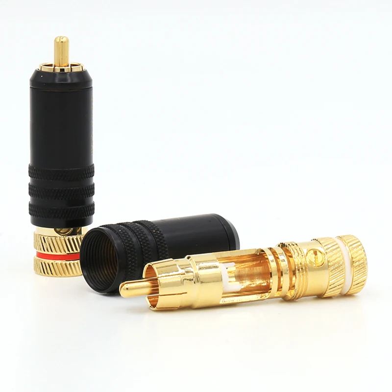 WBT 0144 RCA Коннектор для кабеля красный/белый | Электроника