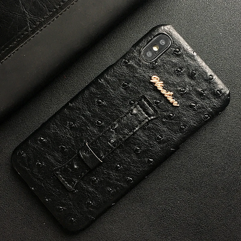Винтажный чехол для телефона из искусственной кожи для samsung S8 S9 S10 Plus S10e S10 Lite чехол с ремешком на запястье держатель страусиной кожи твердая задняя крышка