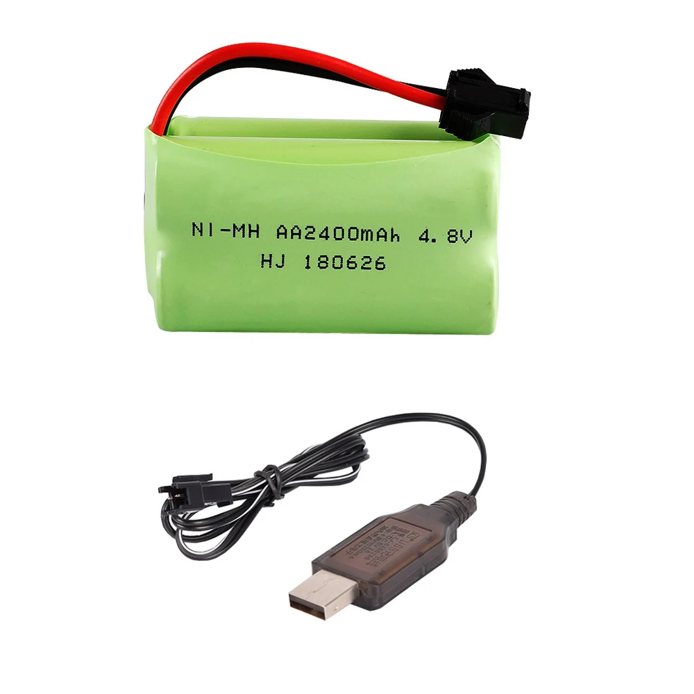 Аккумулятор 4 8 в 2400 мАч с USB-зарядным устройством для игрушек дистанционным