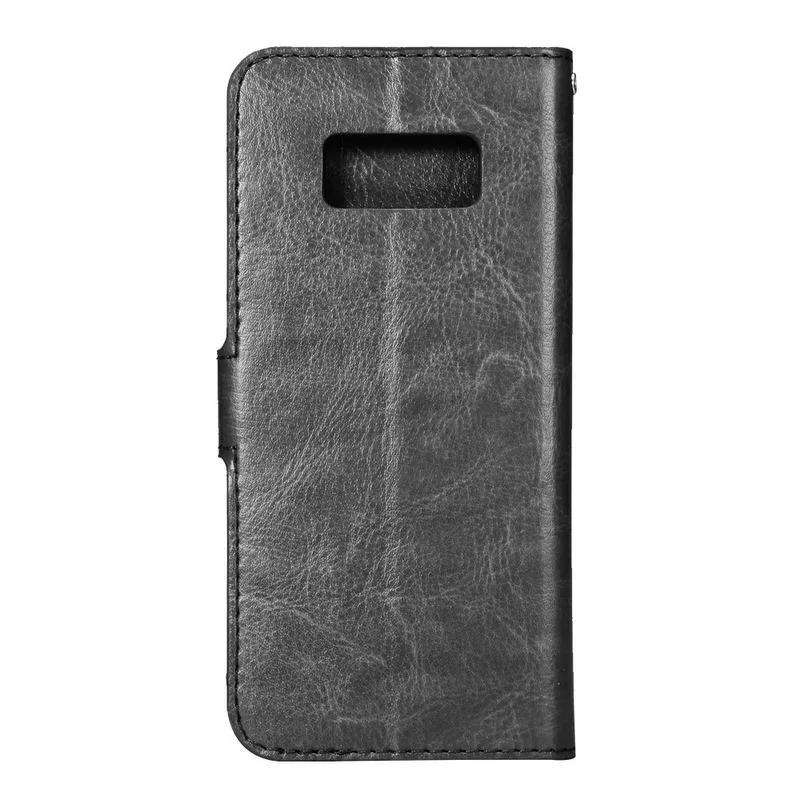LANCASE чехол Coque для samsung S8 Роскошный силиконовый кожаный чехол-портмоне с откидной